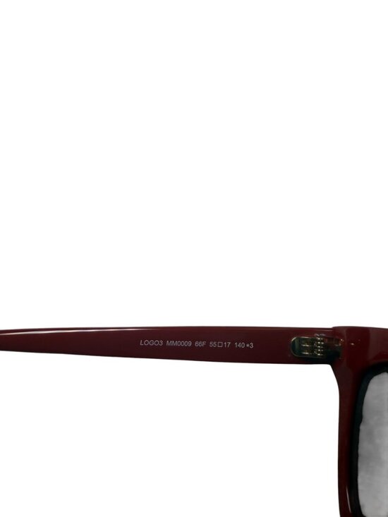 Max Mara MM0009 Red Butterfly Sunglasses 66mm NWT Case Set